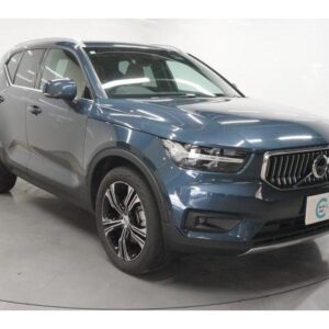 2021 Volvo Xc40 blue hybrid used car Japan export