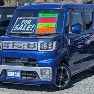 2015 Daihatsu Wake blue gasoline used car Japan export