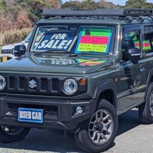 2023 Suzuki Jimny green gasoline used car Japan export