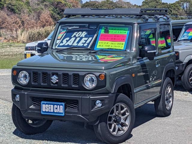 Ref:AUX-22775519 SUZUKI JIMNY 2023 1 2023 Suzuki Jimny green gasoline used car Japan export