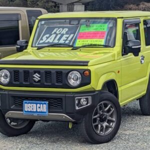 2020 Suzuki Jimny yellow gasoline used car Japan export