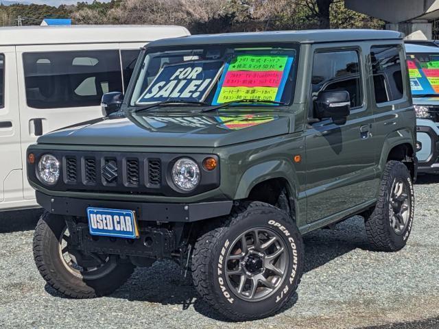 Ref:AUX-22775523 SUZUKI JIMNY 2019 1 2019 Suzuki Jimny green gasoline used car Japan export
