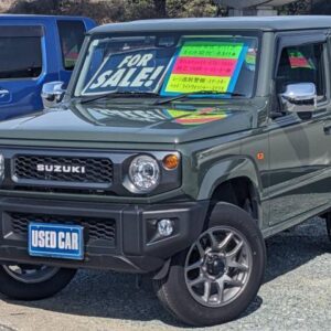 2024 Suzuki Jimny green gasoline used car Japan export