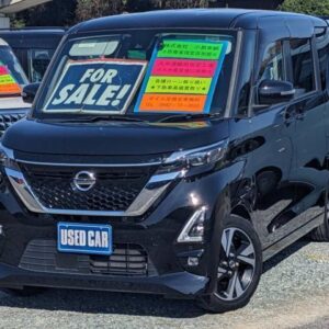 2021 Nissan Roox black gasoline used car Japan export