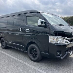 2024 Toyota Hiace Van black gasoline used car Japan export