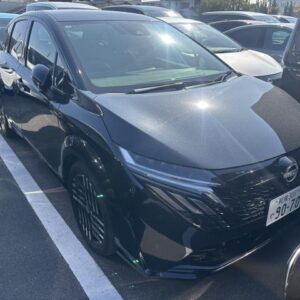 2025 Nissan Aura black hybrid used car Japan export