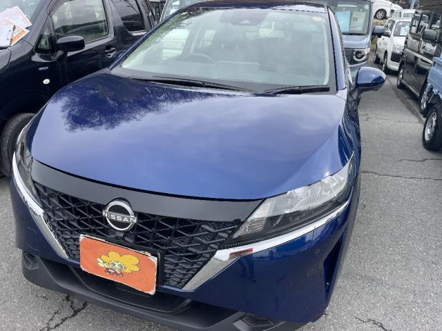 Ref:AUX-22784903 NISSAN NOTE 2021 1 2021 Nissan Note blue gasoline used car Japan export