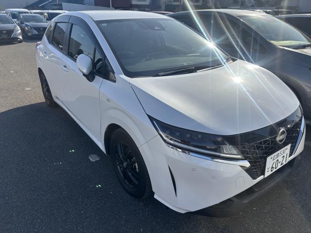 Ref:AUX-22784937 NISSAN NOTE 2021 1 2021 Nissan Note pearl hybrid used car Japan export