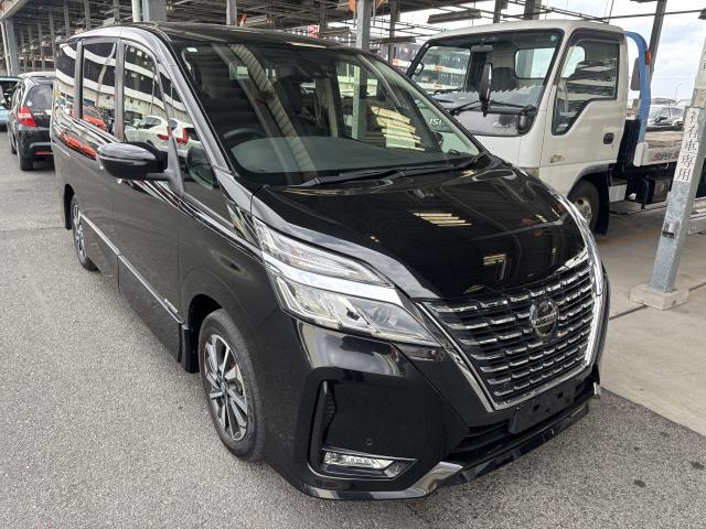 Ref:AUX-22785182 NISSAN SERENA 2021 1 2021 Nissan Serena black hybrid used car Japan export