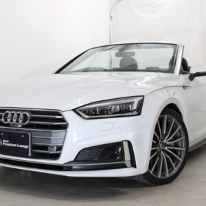 2017 Audi A5 Cabriolet white gasoline used car Japan export