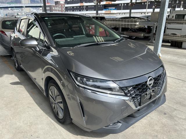 Ref:AUX-22785429 NISSAN NOTE 2021 1 2021 Nissan Note gray hybrid used car Japan export