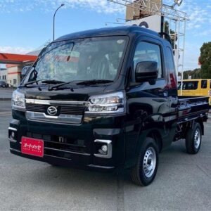 2025 Daihatsu Hijet Truck black gasoline used car Japan export