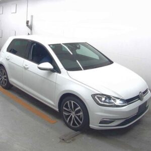 2019 Volkswagen Golf white gasoline used car Japan export