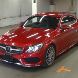 2016 Mercedes Benz C-Class red gasoline used car Japan export