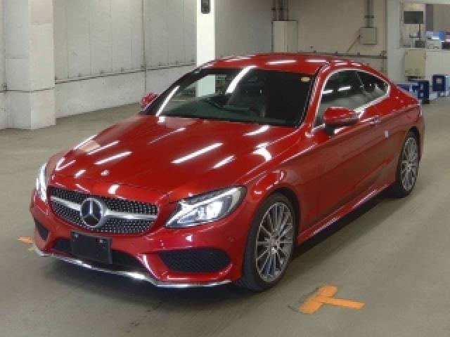 Ref:AUX-22793488 MERCEDES BENZ C-CLASS 2016 1 2016 Mercedes Benz C-Class red gasoline used car Japan export