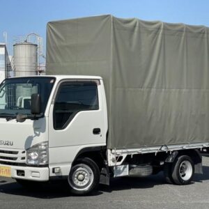 2018 Isuzu Elf Truck white diesel used car Japan export