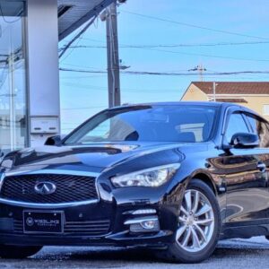 2015 Nissan Skyline black gasoline used car Japan export