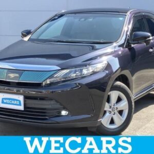 2017 Toyota Harrier black gasoline used car Japan export