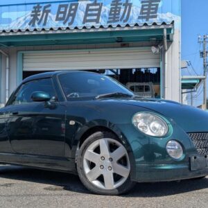 2002 Daihatsu Copen green gasoline used car Japan export