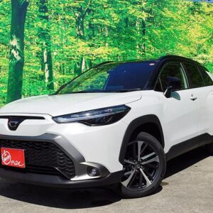 2025 Toyota Corolla Cross pearl hybrid used car Japan export