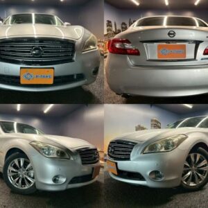 2011 Nissan Fuga Hybrid silver gasoline used car Japan export