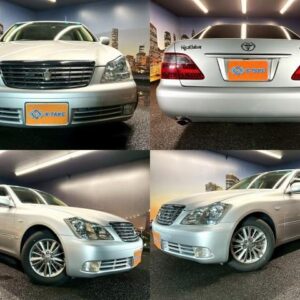 2007 Toyota Crown silver gasoline used car Japan export