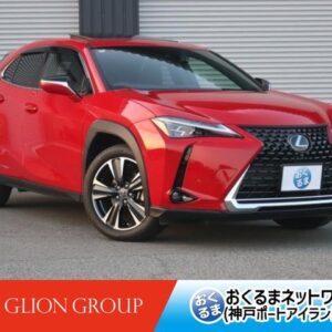 2020 Lexus Ux red hybrid used car Japan export