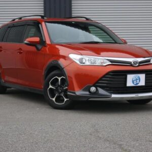 2016 Toyota Corolla Fielder orange gasoline used car Japan export