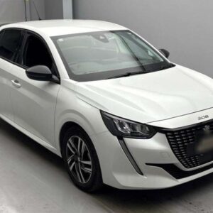 2022 Peugeot 208 white gasoline used car Japan export