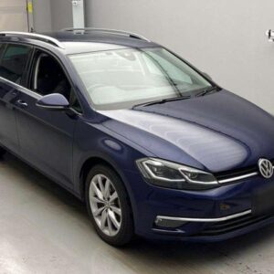 2019 Volkswagen Golf Variant blue gasoline used car Japan export