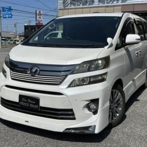 2013 Toyota Vellfire pearl gasoline used car Japan export