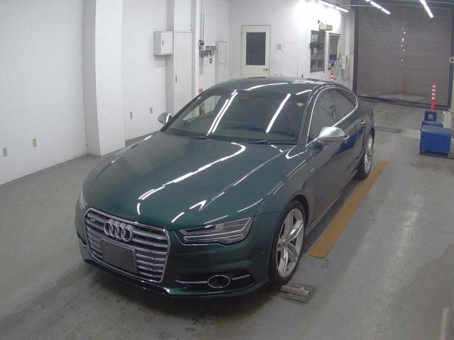 Ref:AUX-22812619 AUDI S7 SPORTBACK 2017 1 2017 Audi S7 Sportback green gasoline used car Japan export