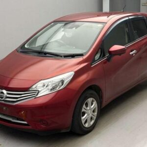 2015 Nissan Note red gasoline used car Japan export