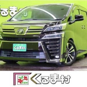 2019 Toyota Vellfire black gasoline used car Japan export
