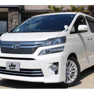 2014 Toyota Vellfire pearl gasoline used car Japan export
