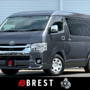 2021 Toyota Hiace Van gray gasoline used car Japan export