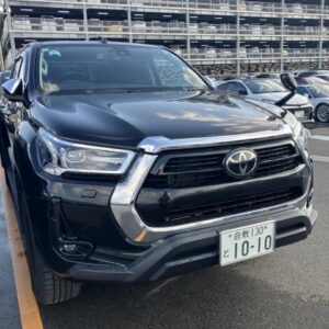2022 Toyota Hilux black diesel used car Japan export