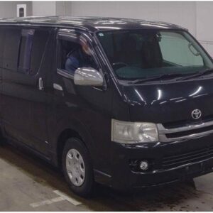 2009 Toyota Regius Ace Van black diesel used car Japan export