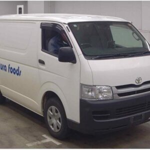 2009 Toyota Hiace Van white diesel used car Japan export