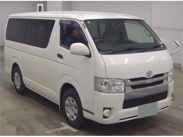 Ref:AUX-22824199 TOYOTA HIACE VAN 2015 1 2015 Toyota Hiace Van white diesel used car Japan export