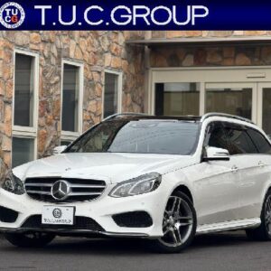 2014 Mercedes Benz E-Class white gasoline used car Japan export