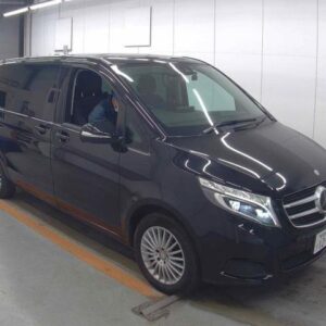 2015 Mercedes Benz V-Class black diesel used car Japan export