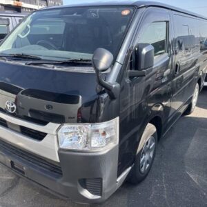 2020 Toyota Hiace Van black gasoline used car Japan export