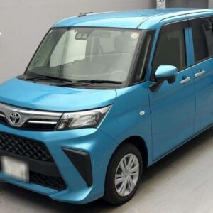 2022 Toyota Roomy blue gasoline used car Japan export