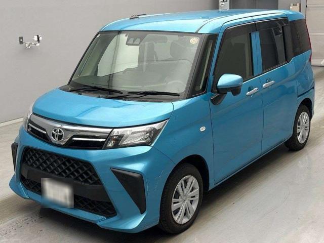 Ref:AUX-22837041 TOYOTA ROOMY 2022 1 2022 Toyota Roomy blue gasoline used car Japan export