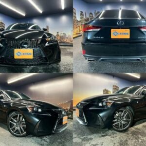 2019 Lexus Is black gasoline used car Japan export