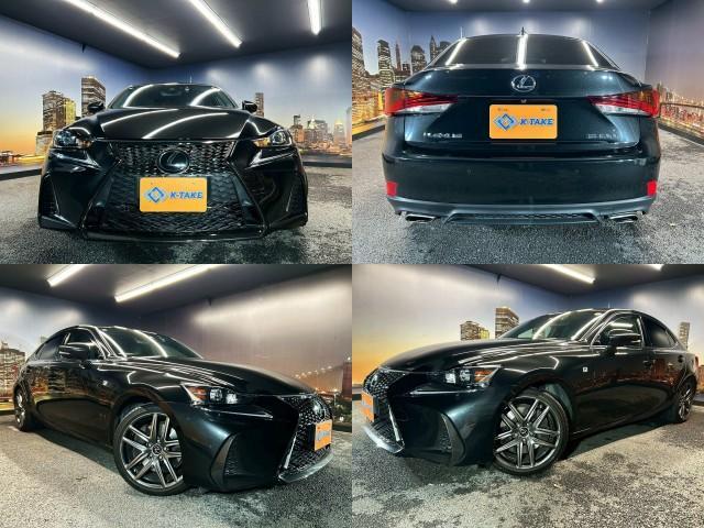 Ref:AUX-22837075 LEXUS IS 2019 1 2019 Lexus Is black gasoline used car Japan export