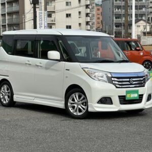 2017 Suzuki Solio pearl hybrid used car Japan export
