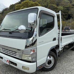 2008 Mitsubishi Fuso Canter white diesel used car Japan export
