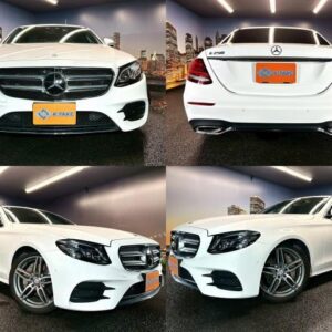 2017 Mercedes Benz E-Class white gasoline used car Japan export